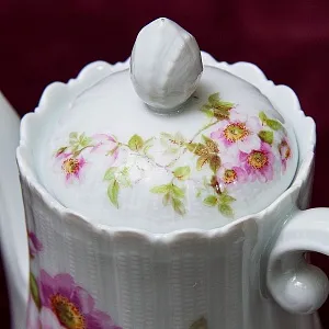 Чайно-кофейный Фарфоровый набор «Тет-а-Тет» из серии «Шиповник», Limoges Франция -1979 год.