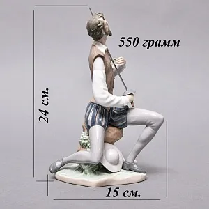 Коллекционная Фарфоровая статуэтка «Дон Кихот Ламанчский», Lladro Испания.
