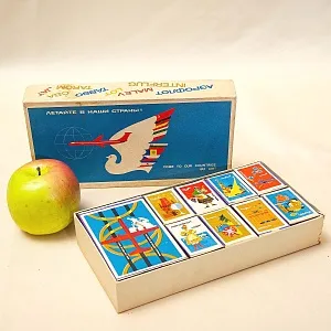 Памятный Сувенирый Набор - Хозяйственные Спички «АЭРОФЛОТ», СССР - 1966 год.