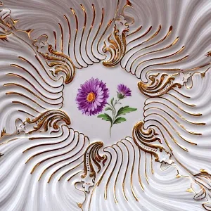 Антикварное Фарфоровое Блюдо - Тарелка MEISSEN, Германия - первая половина ХХ века.