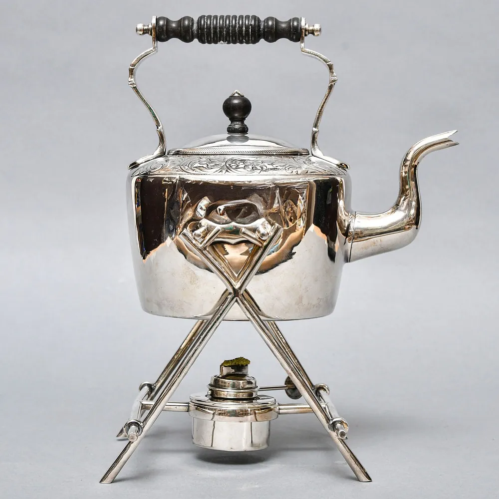 Старинная Бульотка - Чайник, GOLDSMITH & SILVERSMITH Сompany Ltd. Англия начало ХХ века.