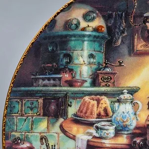 Коллекционная Тарелка «Бабушкины сказки» Фарфор, Weimar Porzellan Германия -1993 год. 