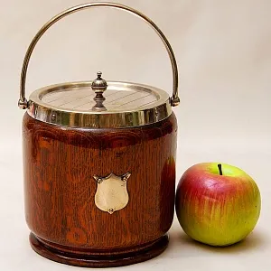 Редкость! Бисквитница - Сахарница - Баночка с крышкой, Дерево Фарфор, Англия.