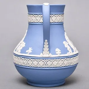 Кувшинчик - Молочник - Сливочник «Голубой Антик», фарфор ВЕДЖВУД / WEDGWOOD, Англия.