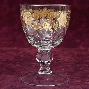 Антикварный Коллекционный Кубок - Бокал  - Ваза, Хрусталь JOSEPHINENHUTTE, Германия.