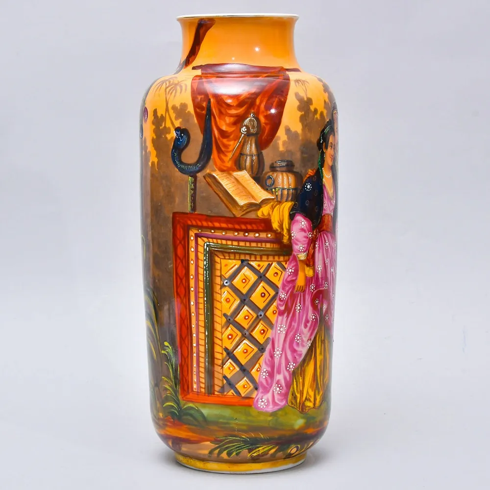 Редкие!!! Большие Антикварные Парные Вазы «Персидские мотивы», Франция VIEUX PARIS.