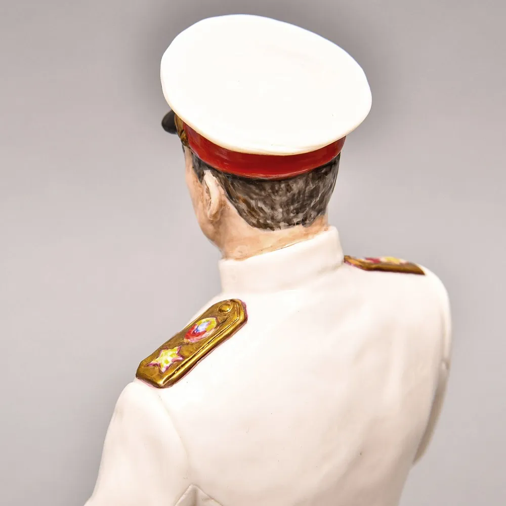 Коллекционная Авторская Статуэтка «Генералиссимус СССР - Сталин И.В.», фарфор, Россия. 