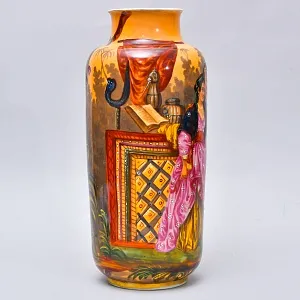 Редкие!!! Большие Антикварные Парные Вазы «Персидские мотивы», Франция VIEUX PARIS.