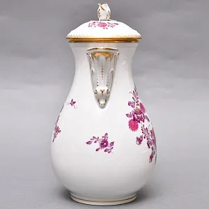 Фарфоровый Чайный Сервиз «Индийские цветы» на 6-ть персон, MEISSEN / МЕЙСЕН Германия. 