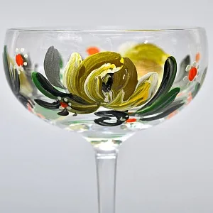 Антикварный Набор «Тет-а-Тет» Ликерные Фужеры - Рюмки, Стекло, Германия 30 -е годы ХХ века.