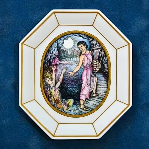 Картина - Панно - Фарфоровая Плакетка «Орфей и Эвридика», Villeroy&Boch. Германия -1980 год.