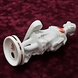 Коллекционная Фарфоровая статуэтка «Девочка Пионерка со скрипкой», «Красный фарфорист» Чудово, СССР -1958 год. 