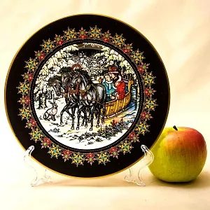 «МОРОЗКО» - Коллекционная Тарелка «Русские Сказки»  Фарфор, Villeroy&Boch Германия -1986 год.