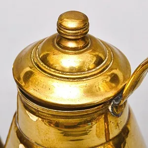 Винтажный Латунный Кофейник - Чайник - Кувшин, Франция середина ХХ века.