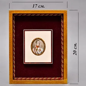 Декоративная Пара - Картина - Панно - Медальон «Дама и Офицер», Германия. 