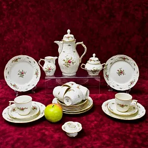 Чайный сервиз «SanS Souci» на 6-ть персон Фарфор Розенталь / Rosenthal Германия.