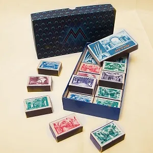 РЕДКОСТЬ!!! Памятный Сувенирый Набор - Хозяйственные Спички «МЕТРО», СССР -1955 год.