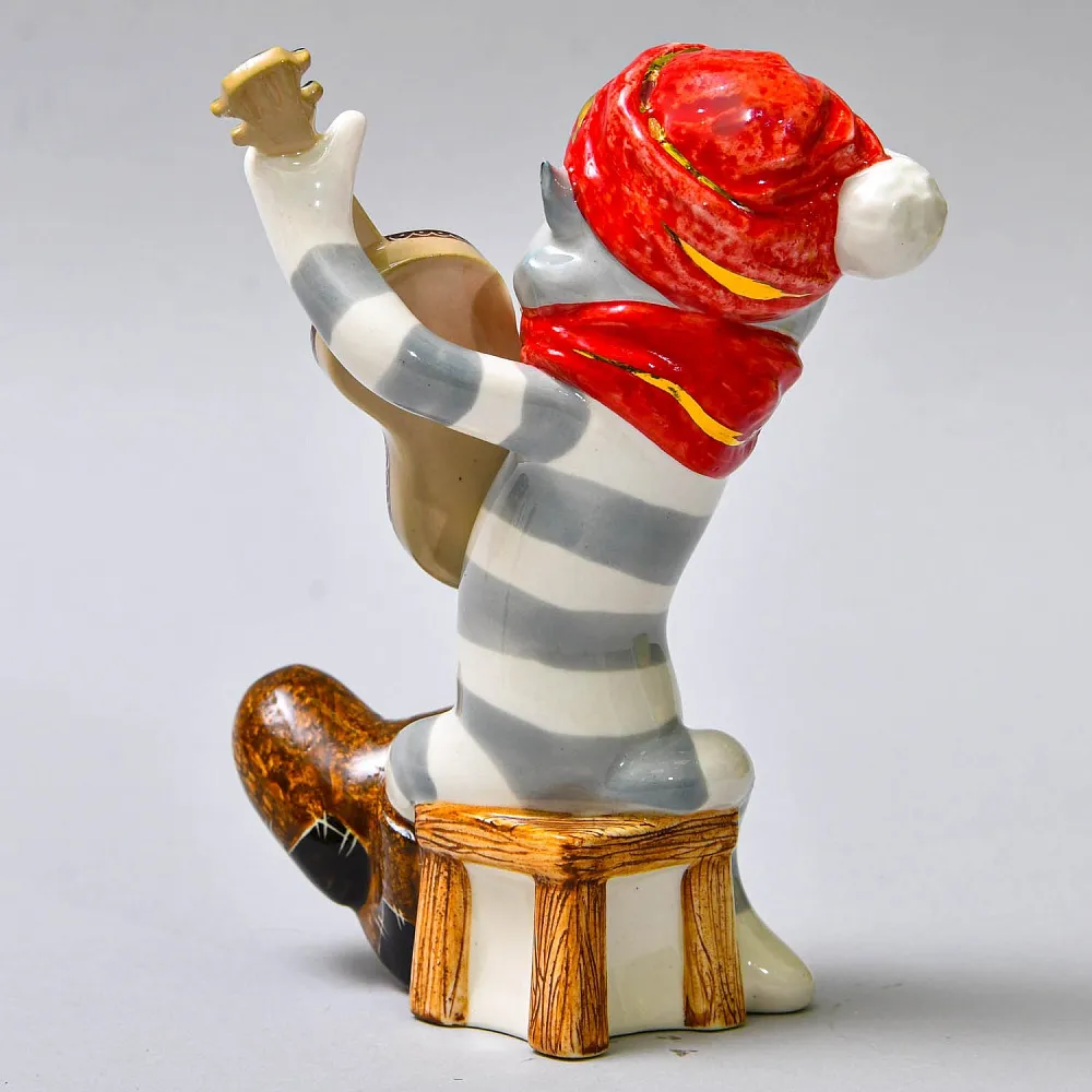 Авторская Коллекционная Фарфоровая Статуэтка «Кот Матроскин», Россия.