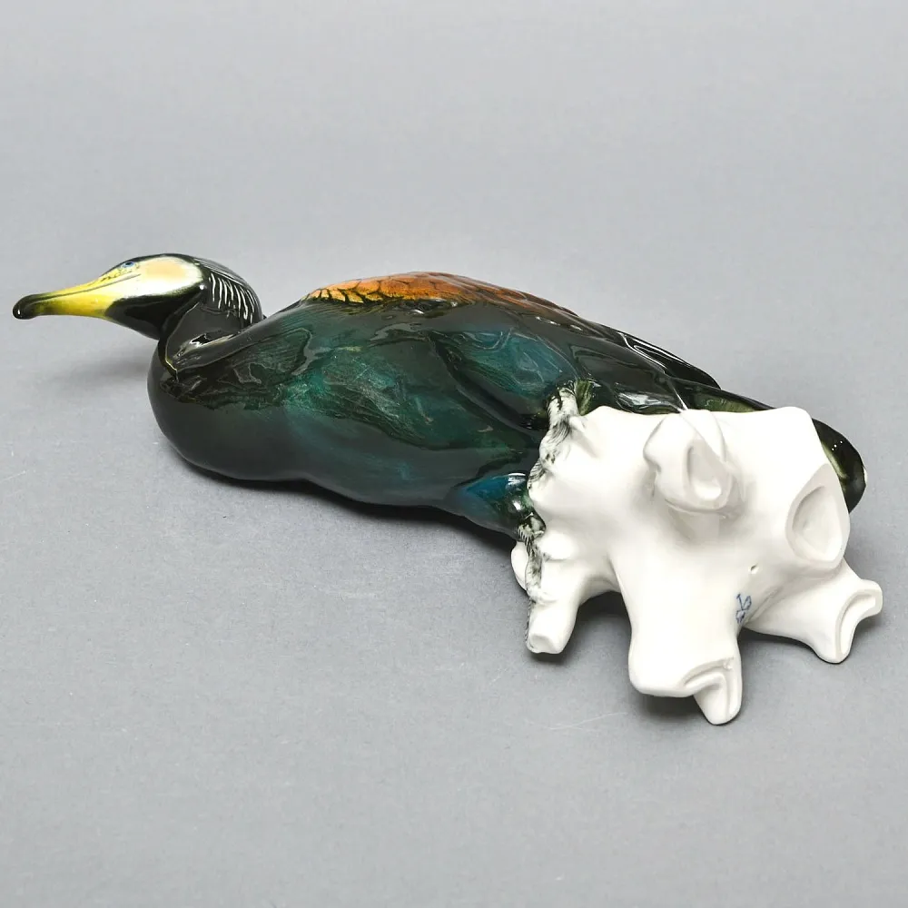 Редкость!  Птица - Большая Фарфоровая статуэтка «Баклан» Карл Энс / Karl Ens, Германия -50 гг.