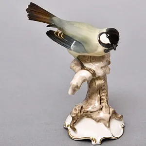  Коллекционная Фарфоровая статуэтка «Птица. Синица», Hutschenreuther Германия, 1955 -1968 годы. 