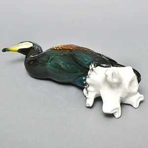 Редкость!  Птица - Большая Фарфоровая статуэтка «Баклан» Карл Энс / Karl Ens, Германия -50 гг.