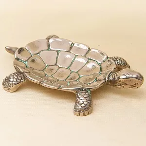 Металлическая Мелочёвница - Пепельница «Маленькая Черепашка», Франция середина ХХ века. 