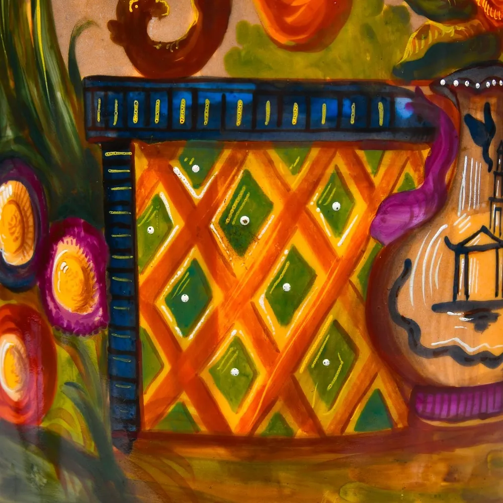 Редкие!!! Большие Антикварные Парные Вазы «Персидские мотивы», Франция VIEUX PARIS.