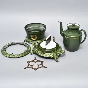 Редкость! Антикварная Керосиновая Горелка - Плитка - Керогаз с Чайником, GEORG HALLER Германия -20 гг.