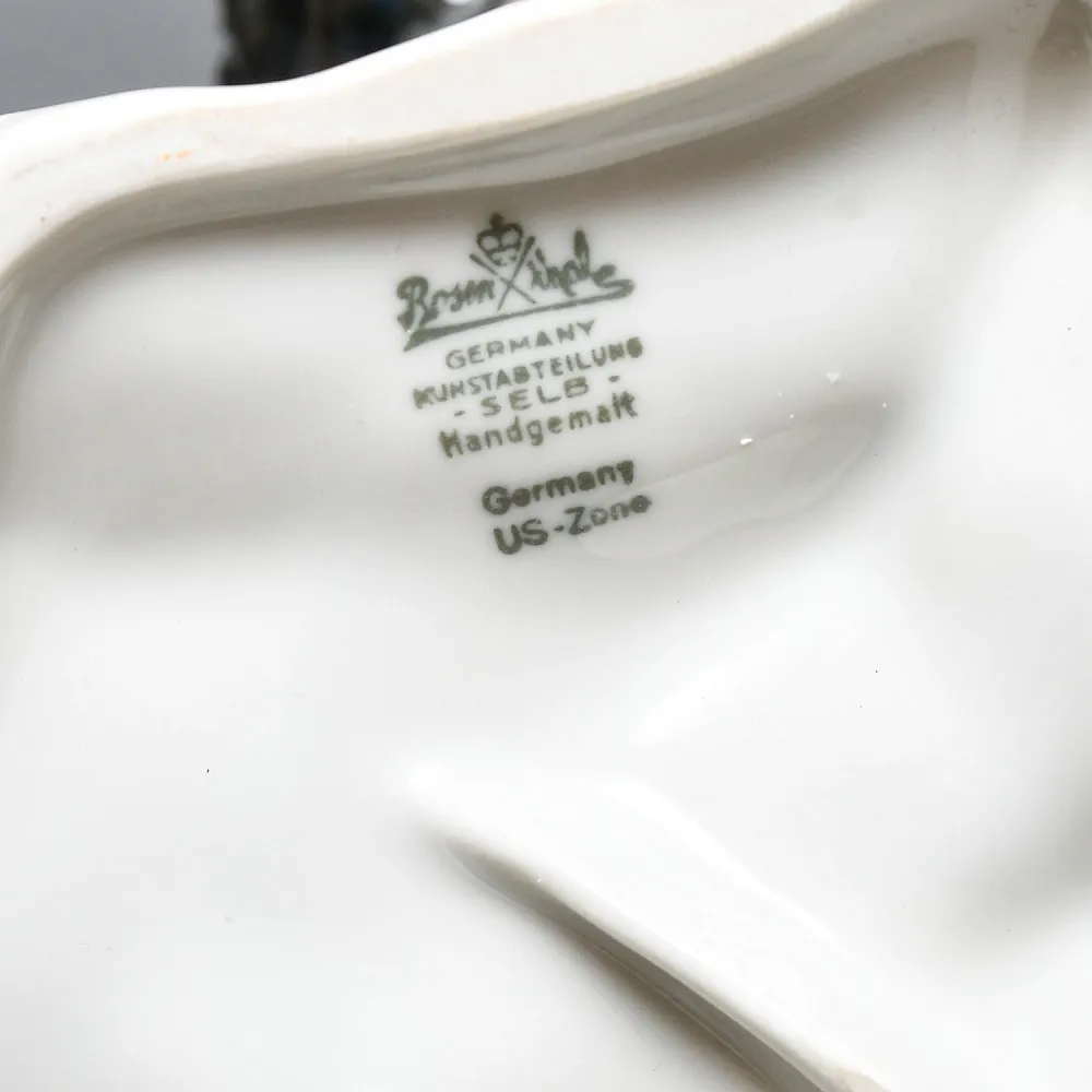 Редкость! Большая Фарфоровая статуэтка «ОЛЕНЬ», ROSENTHAL Германия, 1946 - 1949 годы. 