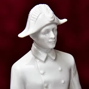 Редкая! Коллекционная Фарфоровая статуэтка «РЫСЬ», Wiener Porzellanmanufaktur Augarten, Австрия, середина ХХ века.