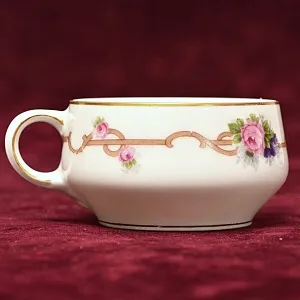 Антикварная Коллекционная Кофейная пара «Летние цветы», Rosenthal Германия, 20-е гг. ХХ века.