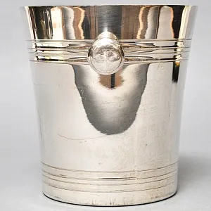 Винтажное Классическое Ведёрко для охлаждения шампанского или вина, Silverplate, Roux-Marquiand Франция.