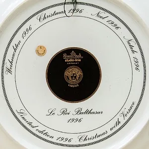 Коллекционная Тарелка - Блюдо «Король БАЛЬТАЗАР» Фарфор, VERSACE, Rosenthal Германия -1996 год.