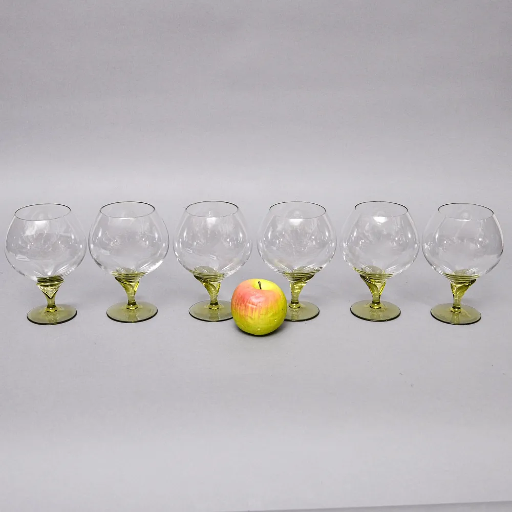 Бокалы для Коньяка «Papyrus», Хрусталь Rosenthal Studio Line, Германия -1960 - 1969 годы.
