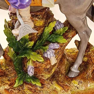 Редкая!!! Большая Фарфоровая Cтатуэтка «АРАБСКИЙ ВОИН» Shheibe - Alsbach Германия -1962год.