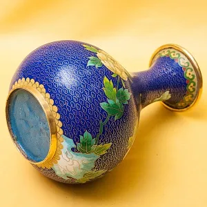 Редкость! Шикарная Ваза «ПИОН» в технике « Клуазоне» Китай 50 -е годы ХХ века.