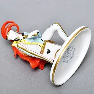 Редкая! Коллекционная Фарфоровая статуэтка «Придворный шут», GOEBEL Германия - 1986 год. 