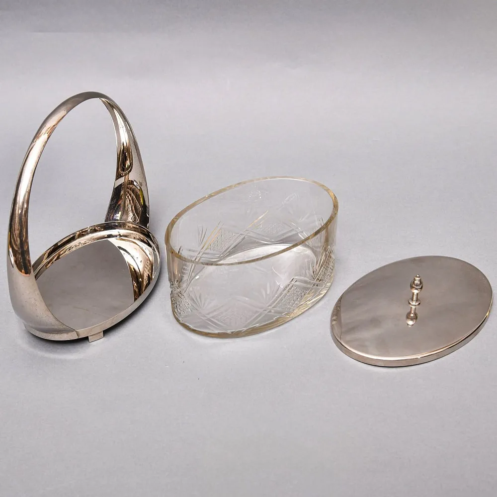Вазочка - Корзинка - Конфетница - Бисквитница, SHEFFIELD Англия Silverplate, 60 -е годы ХХ века. 