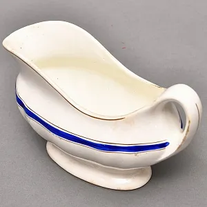 Большой Винтажный Фаянсовый Соусник, Конаково ЗИК, СССР -1955г.