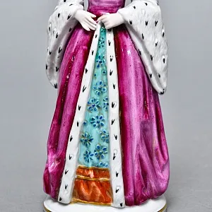 Полная Коллекционная серия Фарфоровых статуэток «Генрих VIII и его шесть жен», Sitzendorf Германия.