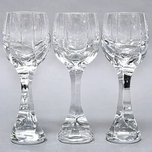 Редкость! Хрустальные Бокалы - Фужеры для Вина серия «Neptune», BACCARAT, Франция, 80 -гг. 