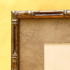 Картина - Литография «Попугай на ветке» из серии «Птицы», Голландия.