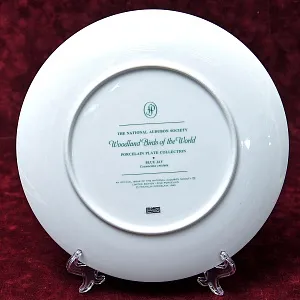 Коллекционная Тарелка - Блюдо «Голубая Сойка» Фарфор, Franklin Porcelain США -1980 год.