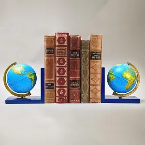 Большие Букенды - Держатель - Ограничитель - Подставка для книг «Глобус», Россия.