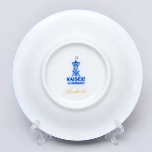 Коллекционная Кофейная Пара «Золотые Птицы», Фарфор KAISER Германия.