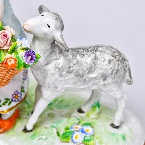 Коллекционная Фарфоровая статуэтка «Маленькие Садовники», SITZENDORF Германия, середина ХХ века.