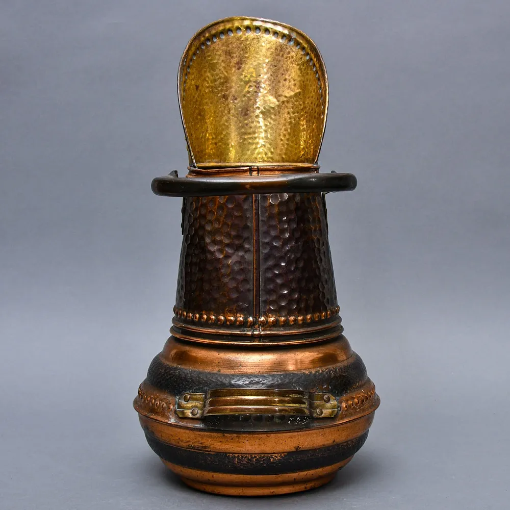 «Королевская Лилия» - Зольник - Подставка для зонтов и тростей Медь Латунь Бельгия Н - 52 cм.