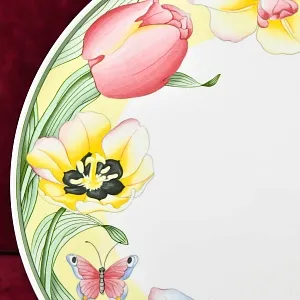 Сервировочная Тарелка - Блюдо для торта, Фарфор Villeroy&Boch Германия, 1991 - 1993 годы.