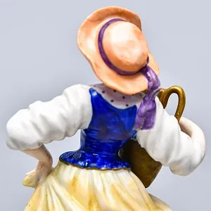 Парные Фарфоровые статуэтки «Молодое вино. Садовник и Садовница», RUDOLF KAMMER Германия - 50гг.