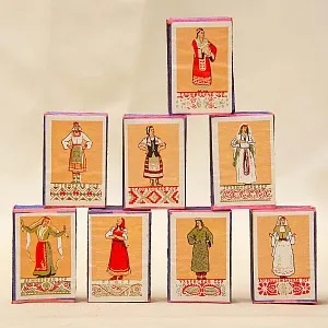 Памятный Сувенирый Набор - Хозяйственные Спички «8 -е МАТРА», СССР - 1967 год.